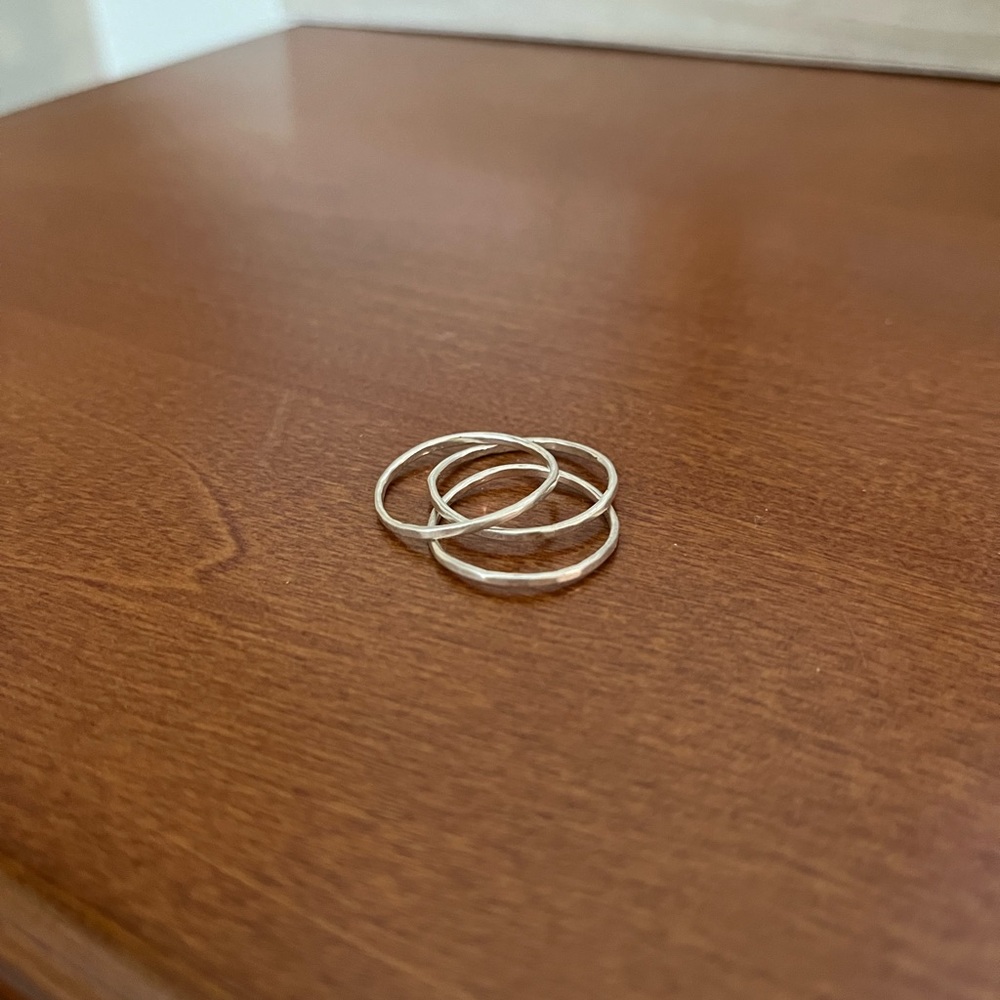 James Avery Delicate Forged Rings set